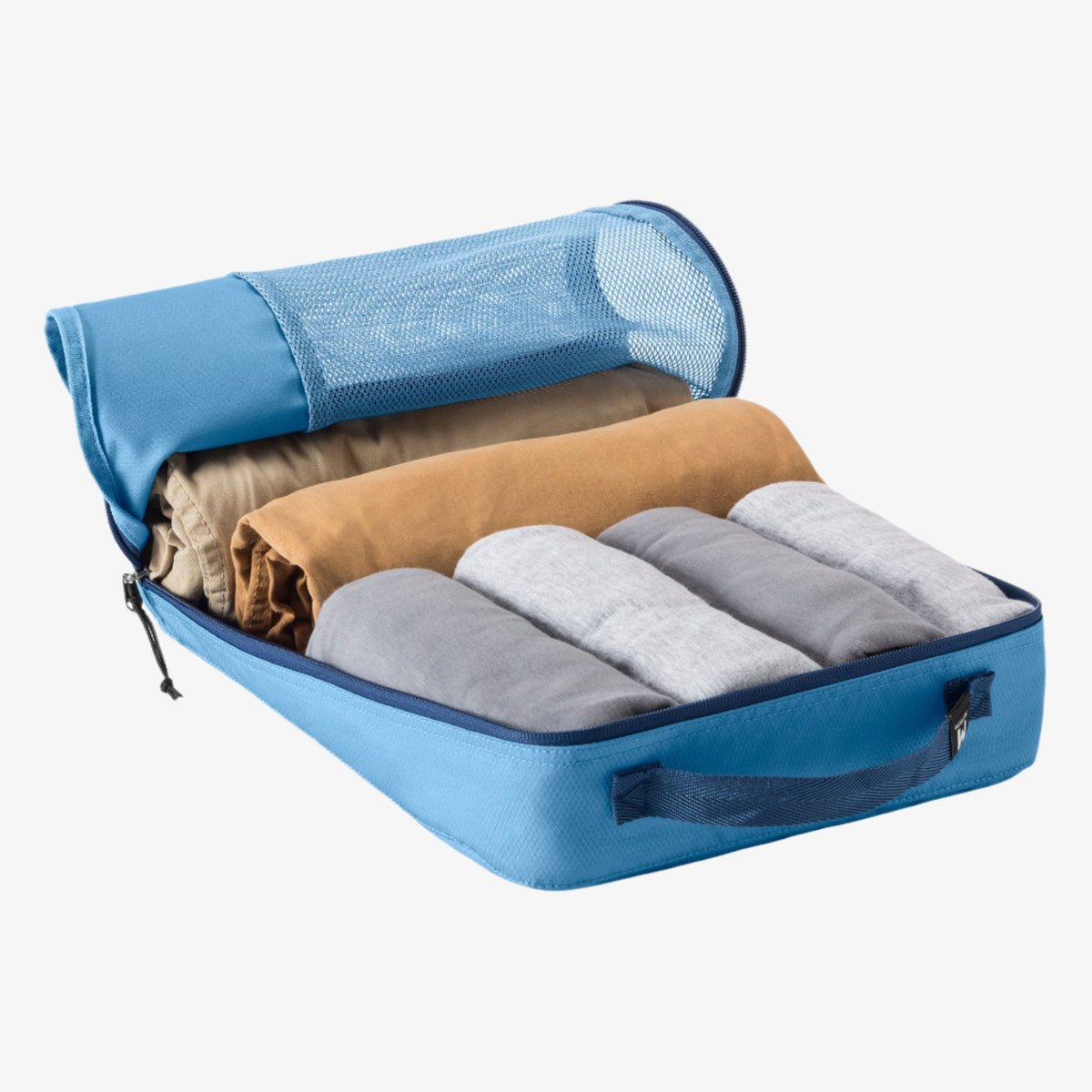 Eagle Creek Pack-It Reveal Packing Cube M in Blue Dawn — angle view 4 # color_Blue Dawn