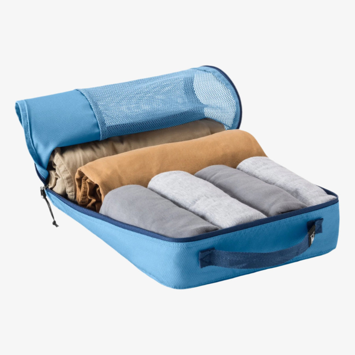 Eagle Creek Pack-It Reveal Packing Cube Set in Blue Dawn — angle view 7 # color_Blue Dawn