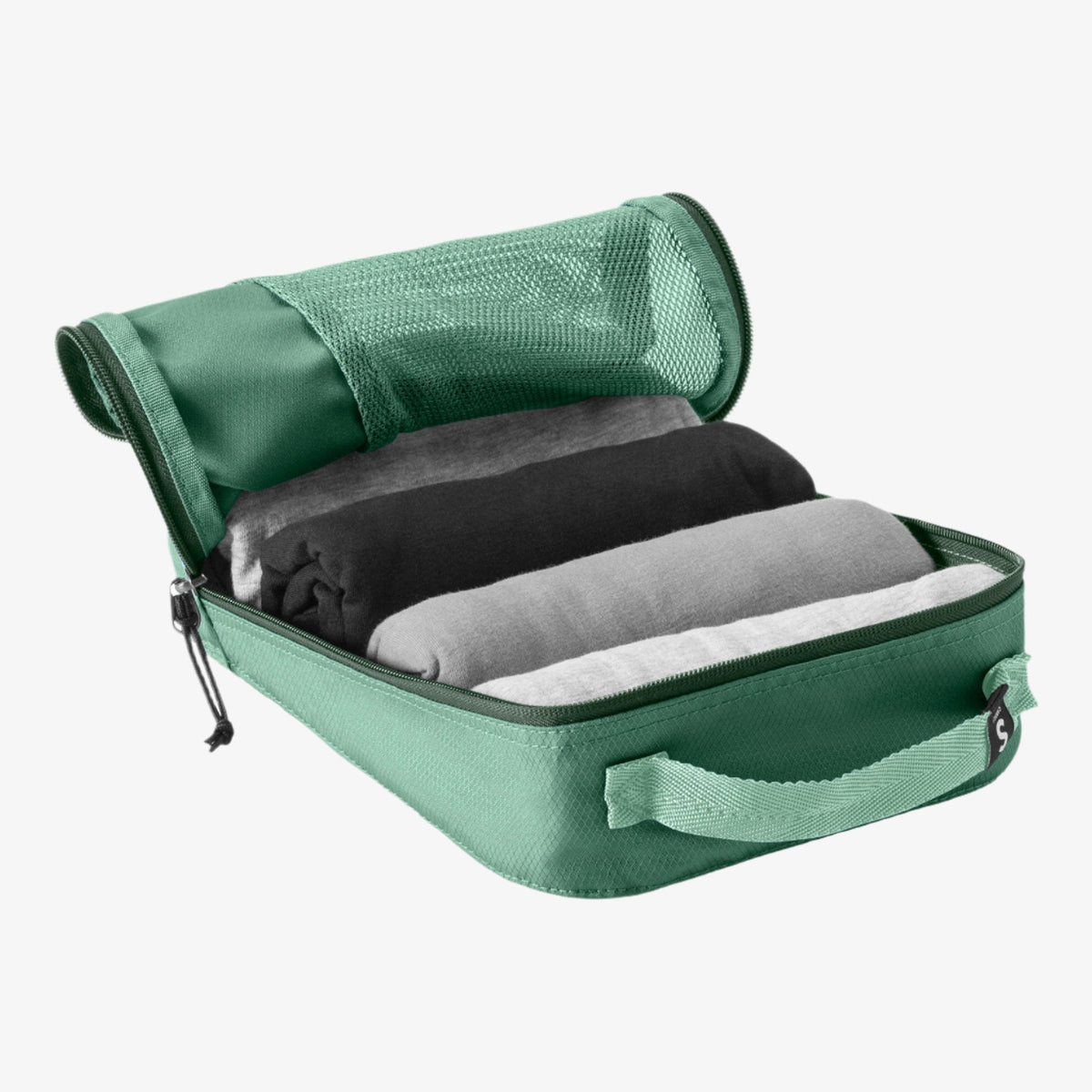 Eagle Creek Pack-It Reveal Packing Cube S in Willow Green — angle view 3 # color_Willow Green