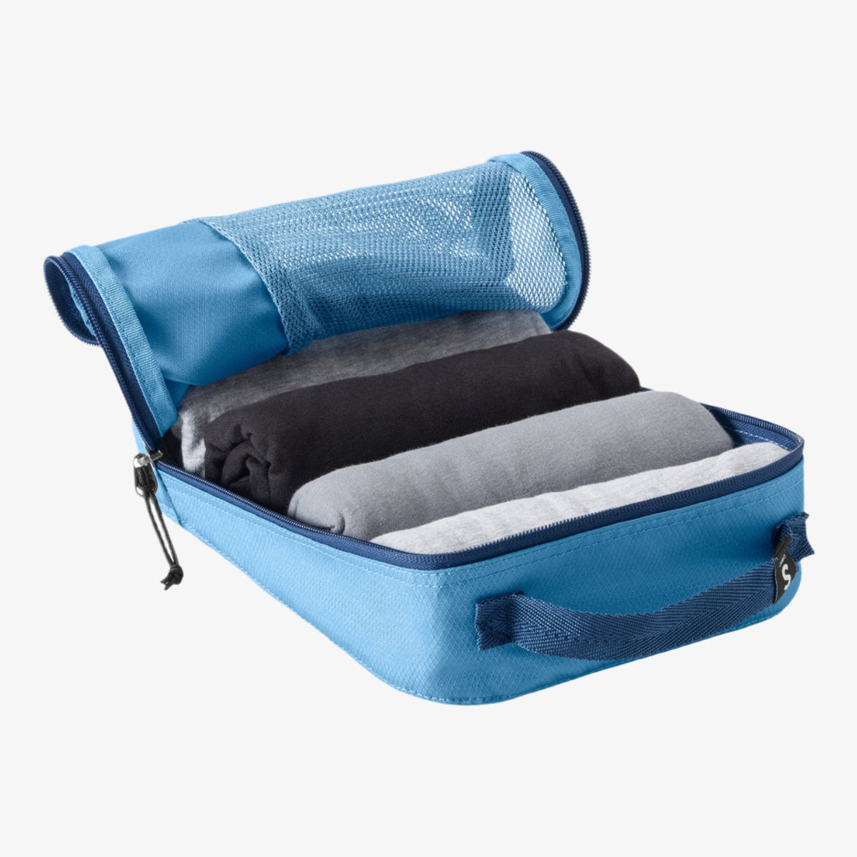 Eagle Creek Pack-It Reveal Packing Cube S in Blue Dawn — angle view 3 # color_Blue Dawn