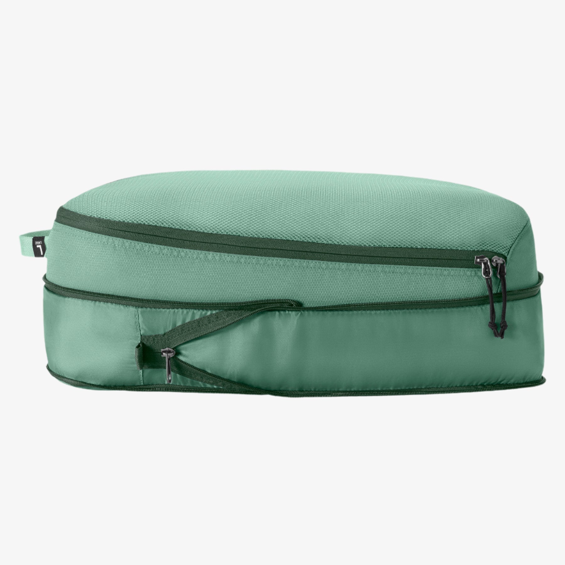 Eagle Creek Pack-It Reveal Expansion Cube L in Willow Green — angle view 4