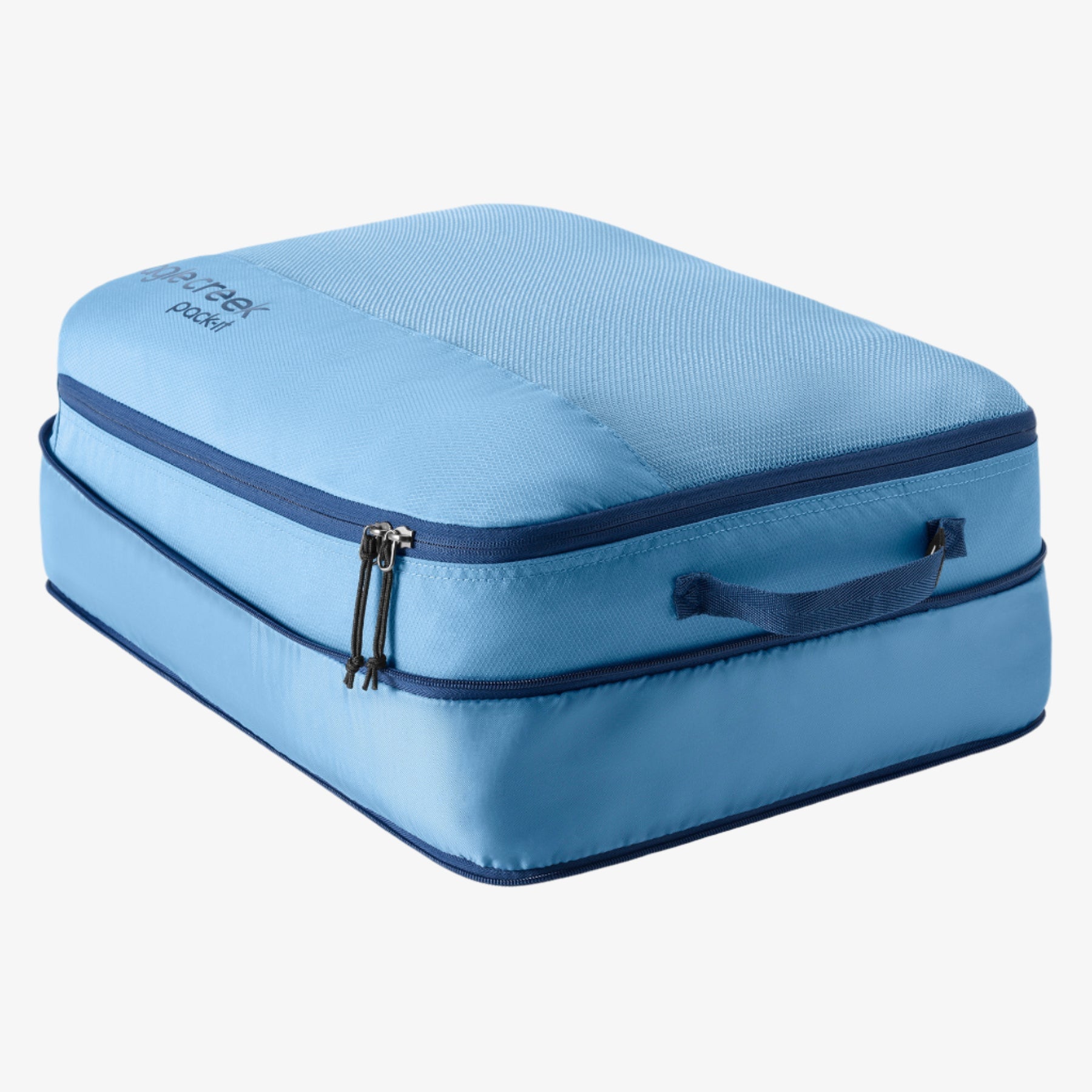 Eagle Creek Pack-It Reveal Expansion Cube L in Blue Dawn — angle view 4