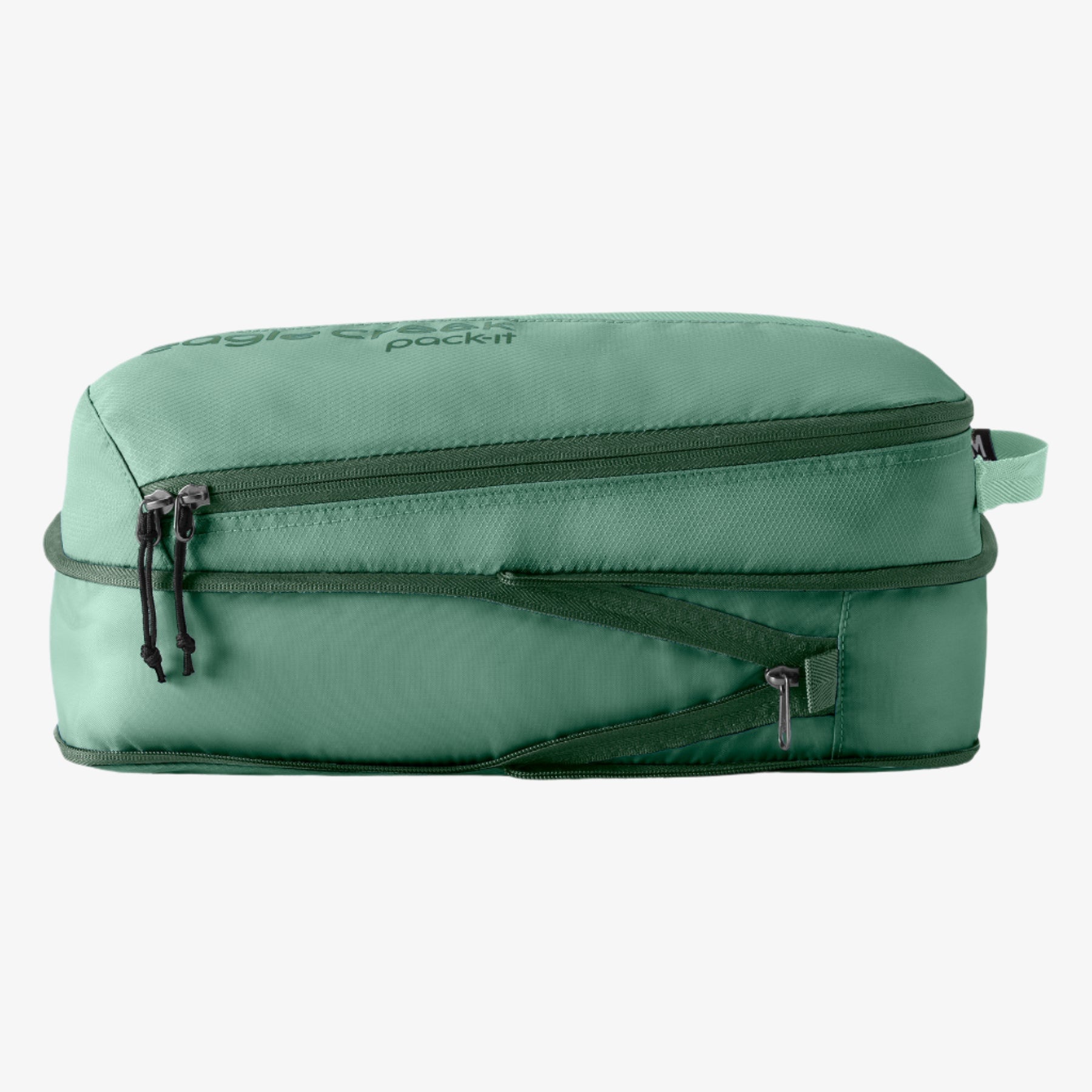 Eagle Creek Pack-It Reveal Expansion Cube M in Willow Green — angle view 3