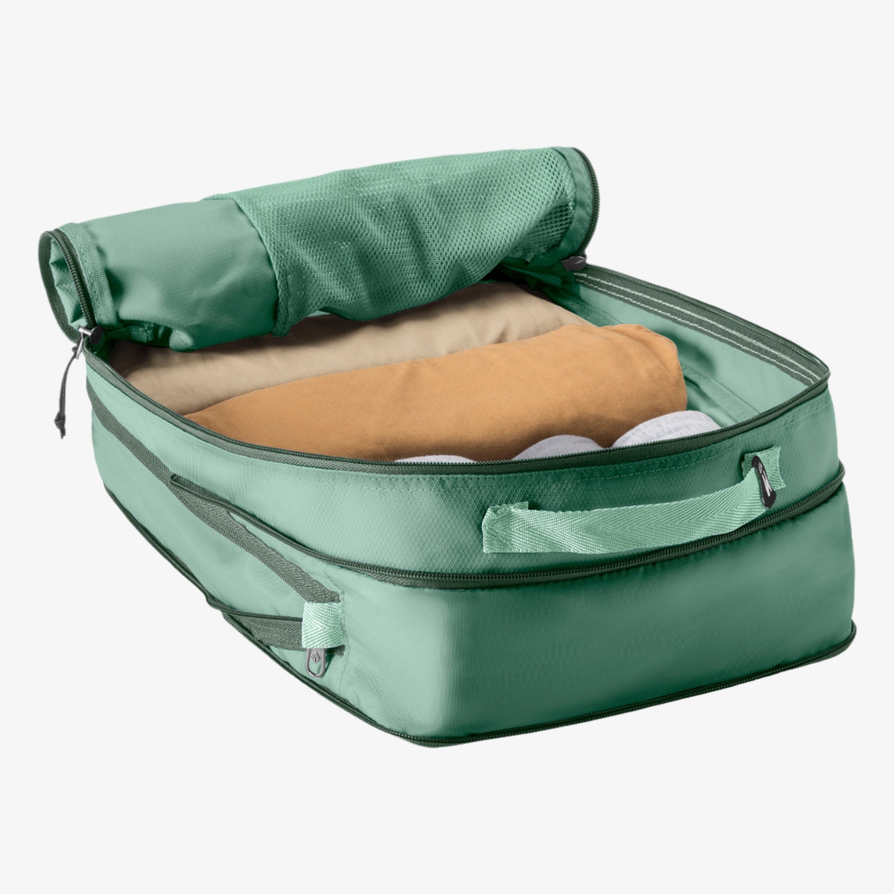 Eagle Creek Pack-It Reveal Expansion Cube M in Willow Green — detail view