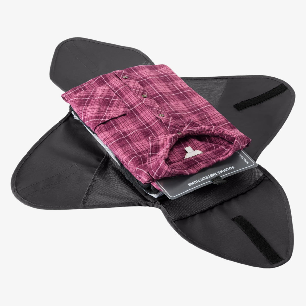 Eagle Creek Pack-It Reveal Garment Folder M in Black — back view # color_Black