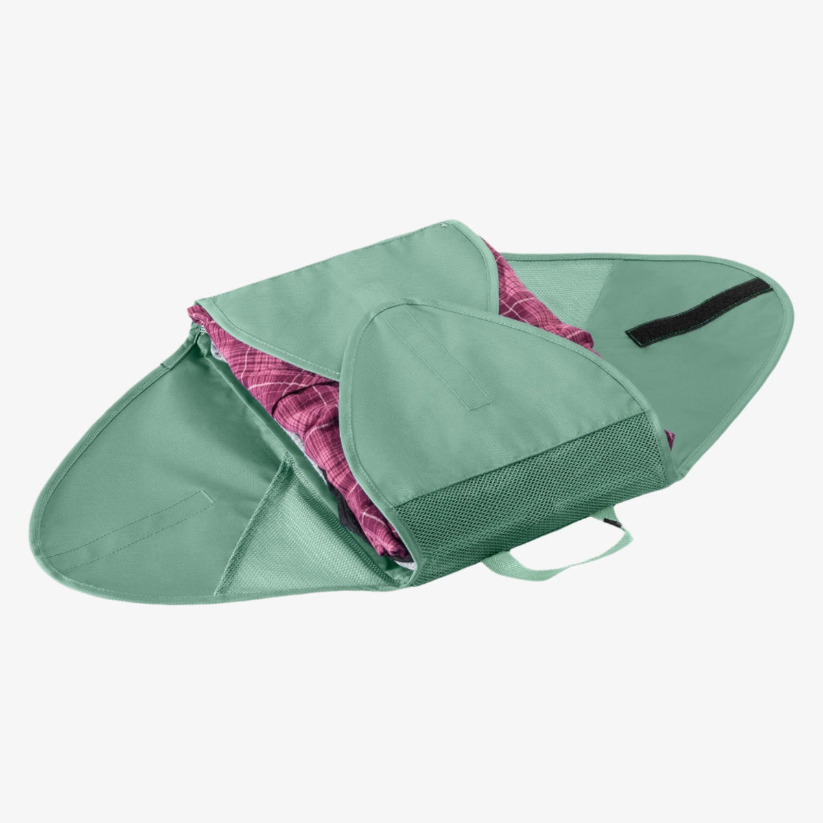 Eagle Creek Pack-It Reveal Garment Folder M in Willow Green — angle view 4 # color_Willow Green