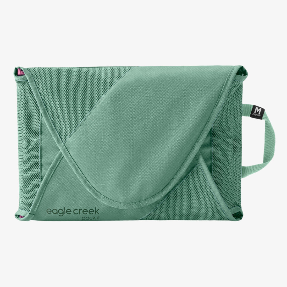 Eagle Creek Pack-It Reveal Garment Folder M in Willow Green — angle view 2 # color_Willow Green
