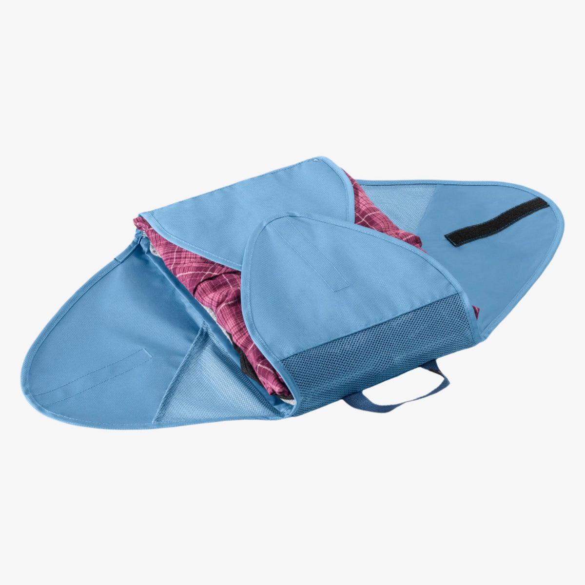 Eagle Creek Pack-It Reveal Garment Folder M in Blue Dawn — angle view 7 # color_Blue Dawn