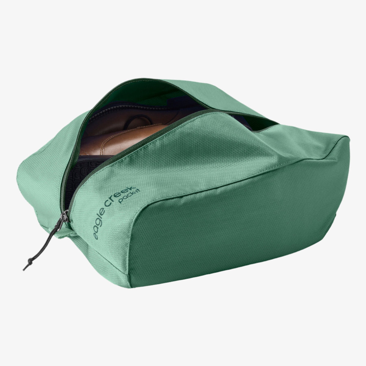 Eagle Creek Pack-It Reveal Multi Shoe Packing Cube in Willow Green — angle view 3 # color_Willow Green