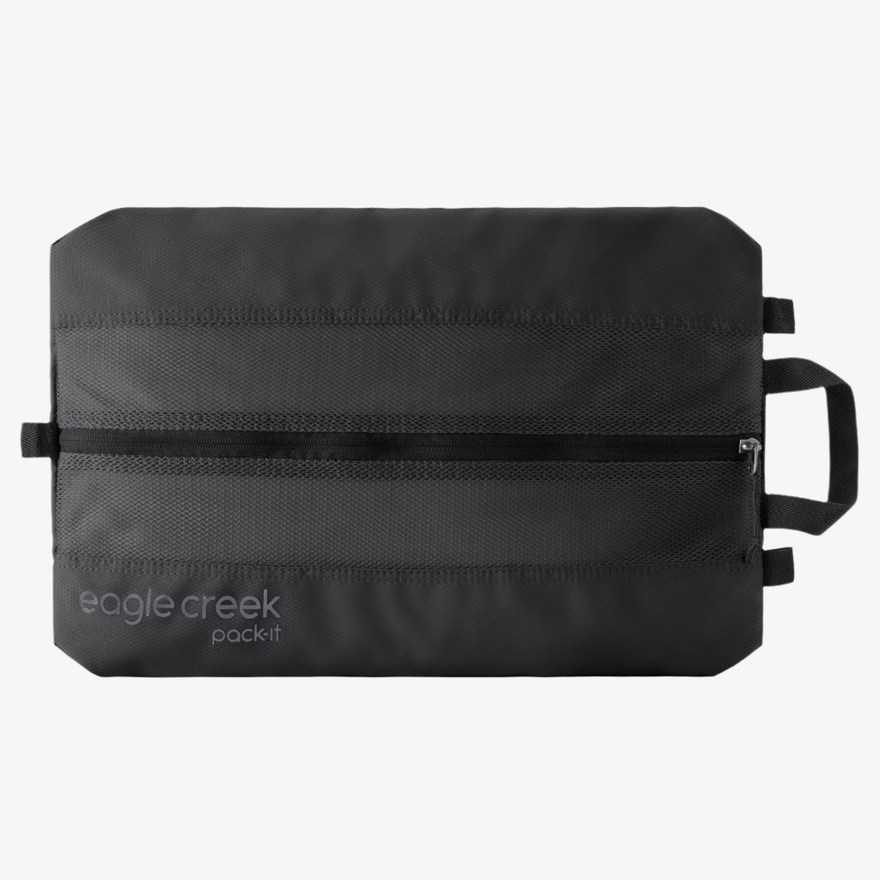 Eagle Creek Pack-It Reveal Shoe Sack in Black — angle view 2