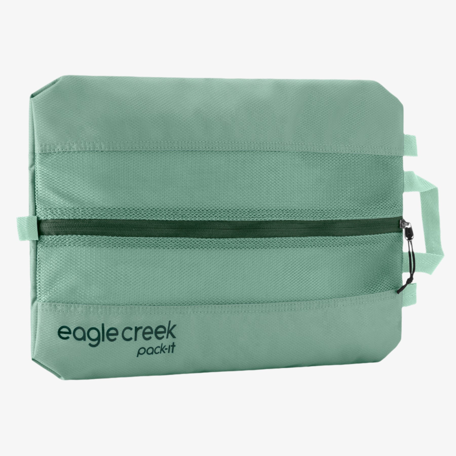 Eagle Creek Pack-It Reveal Shoe Sack in Willow Green — front view