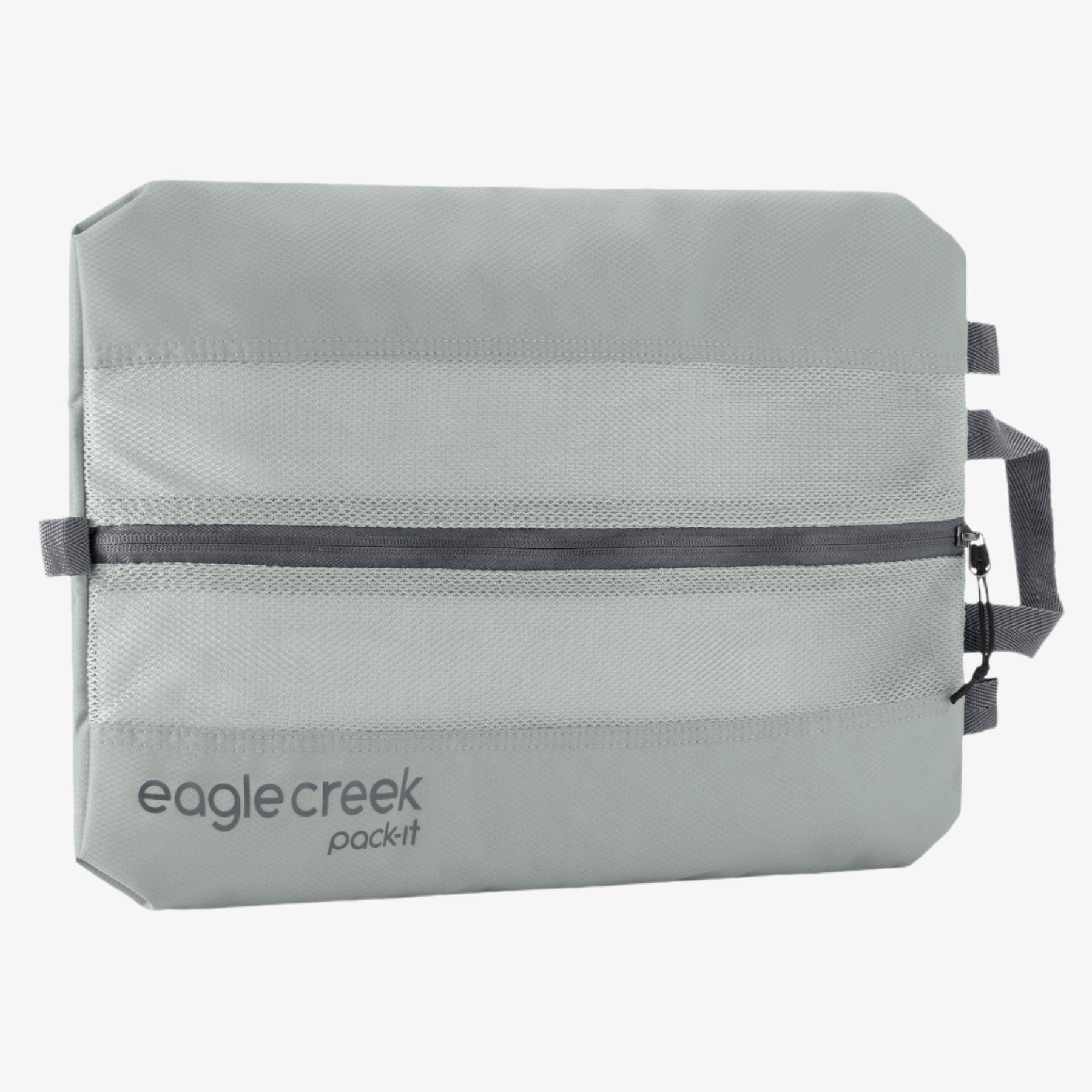 Eagle Creek Pack-It Reveal Shoe Sack in Storm Grey — front view