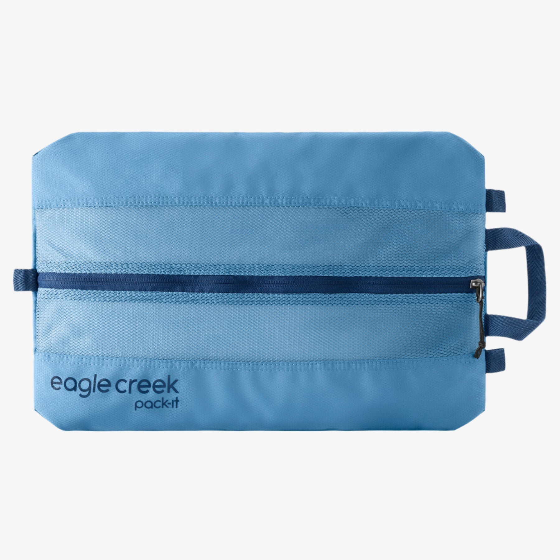 Eagle Creek Pack-It Reveal Shoe Sack in Blue Dawn — angle view 2