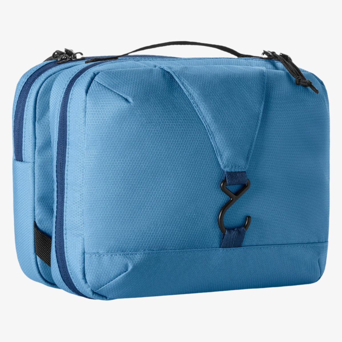 Eagle Creek Pack-It Trifold Toiletry Bag in Blue Dawn — angle view 2 # color_Blue Dawn