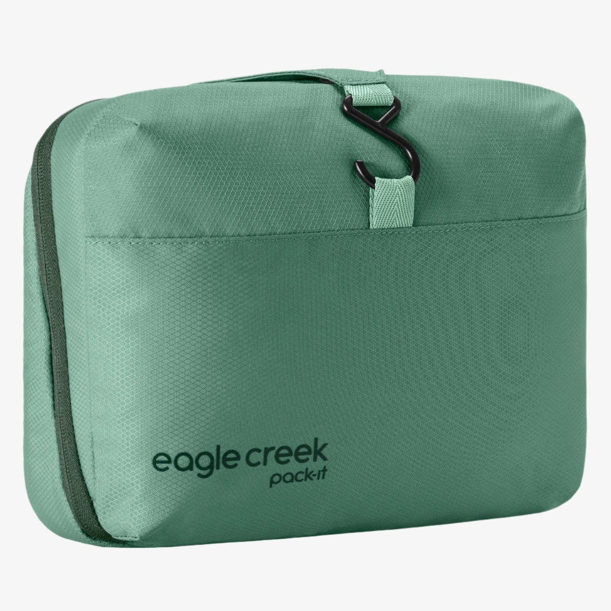 Eagle Creek Pack-It Hanging Toiletry Bag in Willow Green — front view # color_Willow Green