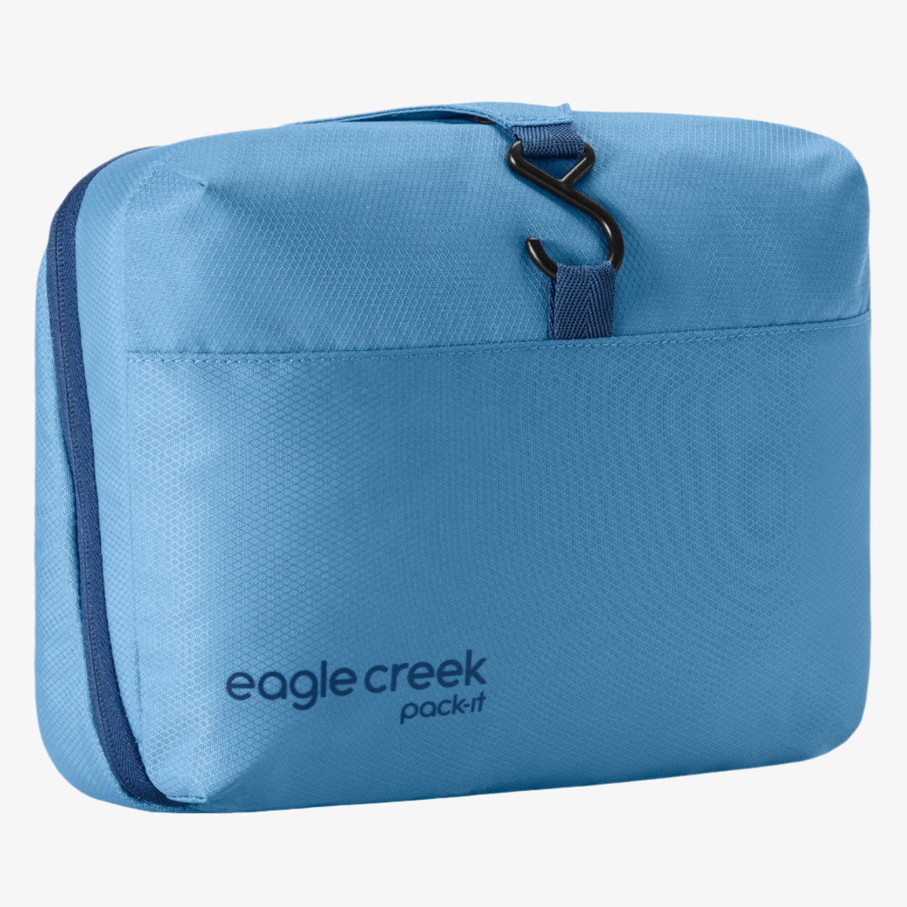 Eagle Creek Pack-It Hanging Toiletry Bag in Blue Dawn — front view # color_Blue Dawn