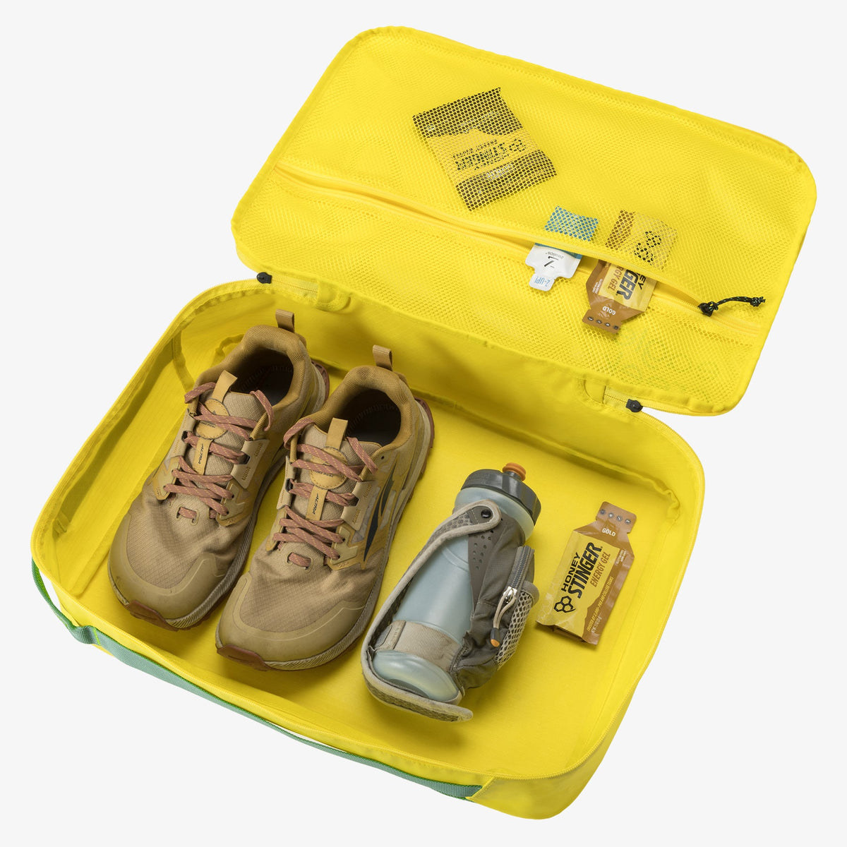 Eagle Creek Pack-It Gear Cube L in Blazing Yellow — interior view # color_Blazing Yellow