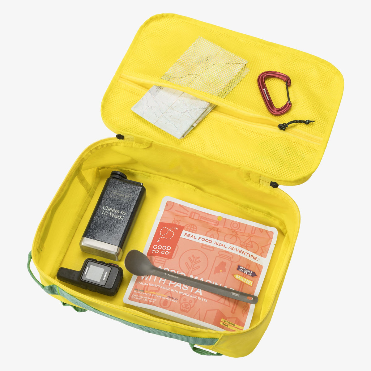 Eagle Creek Pack-It Gear Cube M in Blazing Yellow — angle view 3 # color_Blazing Yellow