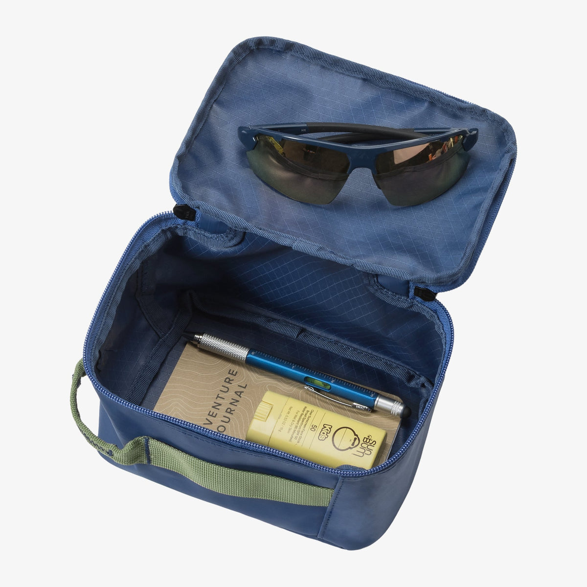 Eagle Creek Pack-It Gear Cube XS in Atlantic Blue — angle view 2 # color_Atlantic Blue