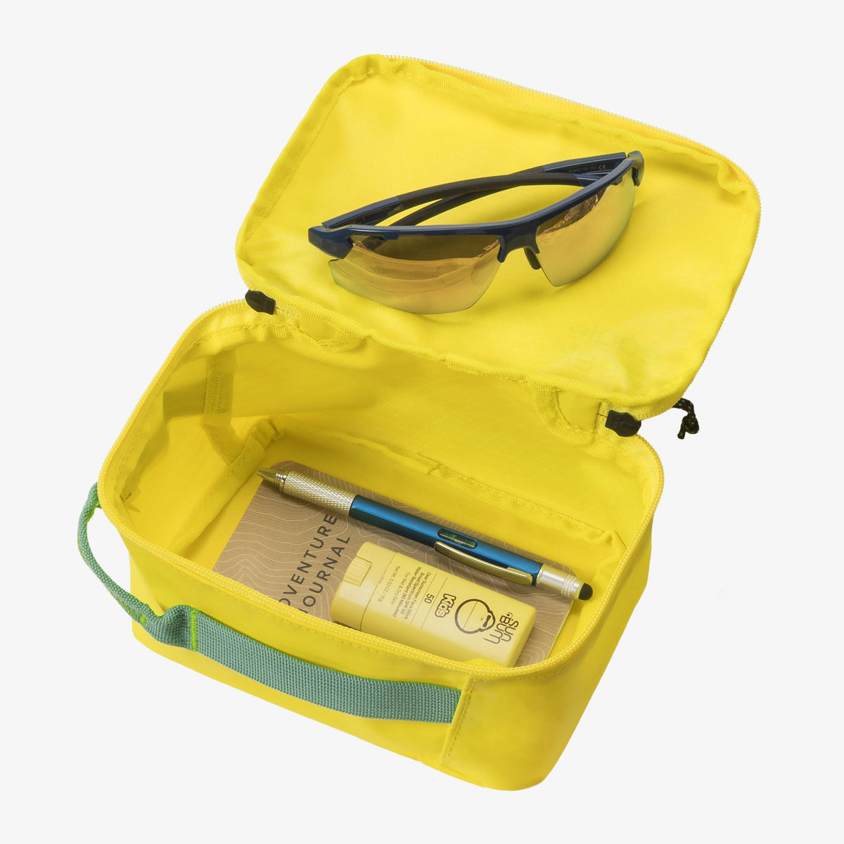 Eagle Creek Pack-It Gear Cube XS in Blazing Yellow — angle view 2 # color_Blazing Yellow