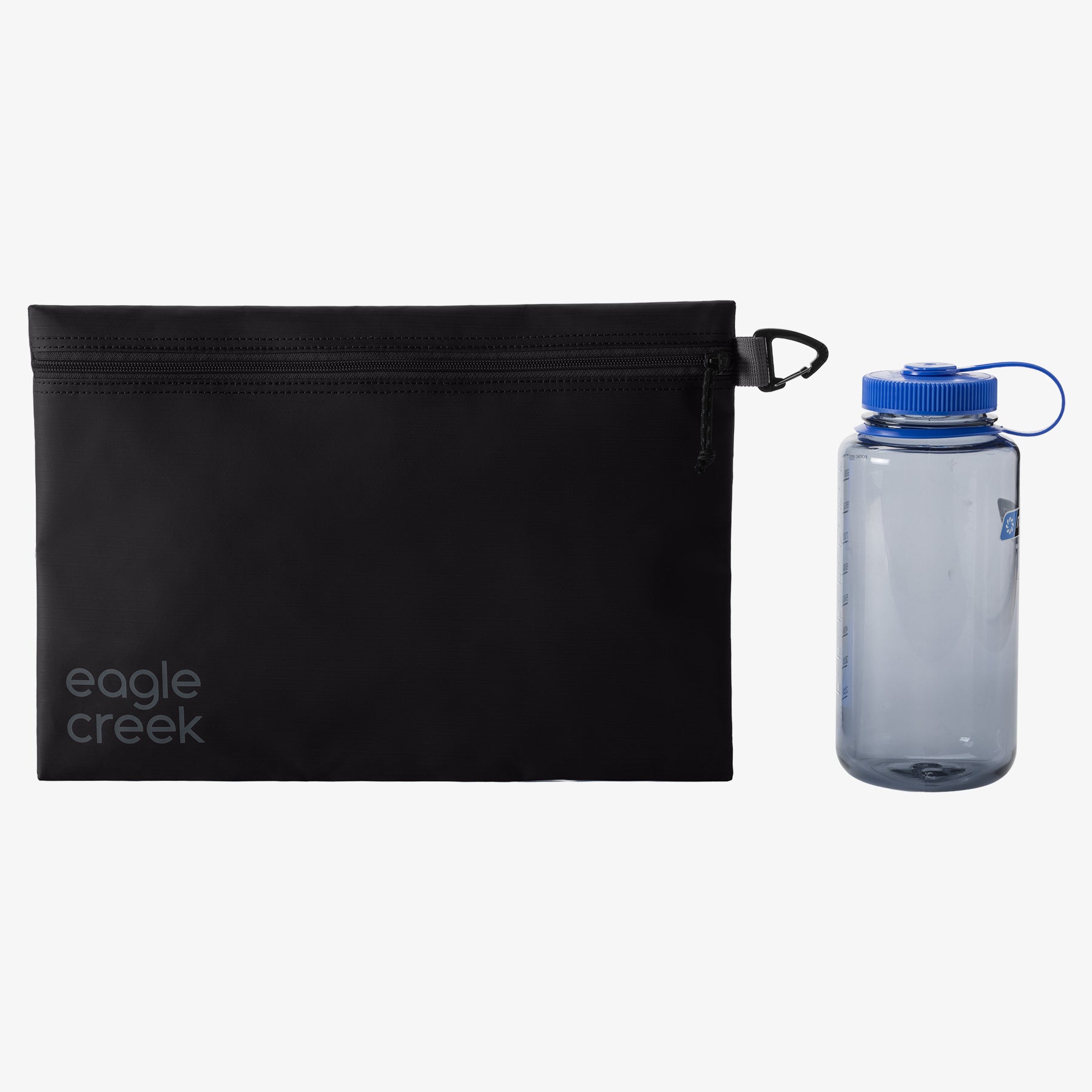 Eagle Creek Pack-It Gear Pouch M in Black — back view # color_Black