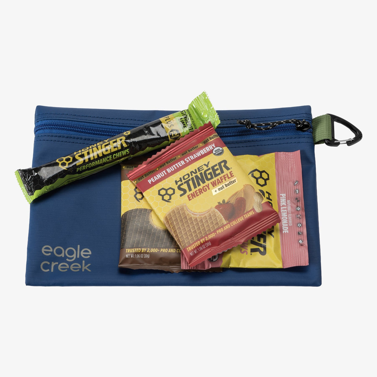 Eagle Creek Pack-It Gear Pouch S in Atlantic Blue — angle view 3 # color_Atlantic Blue