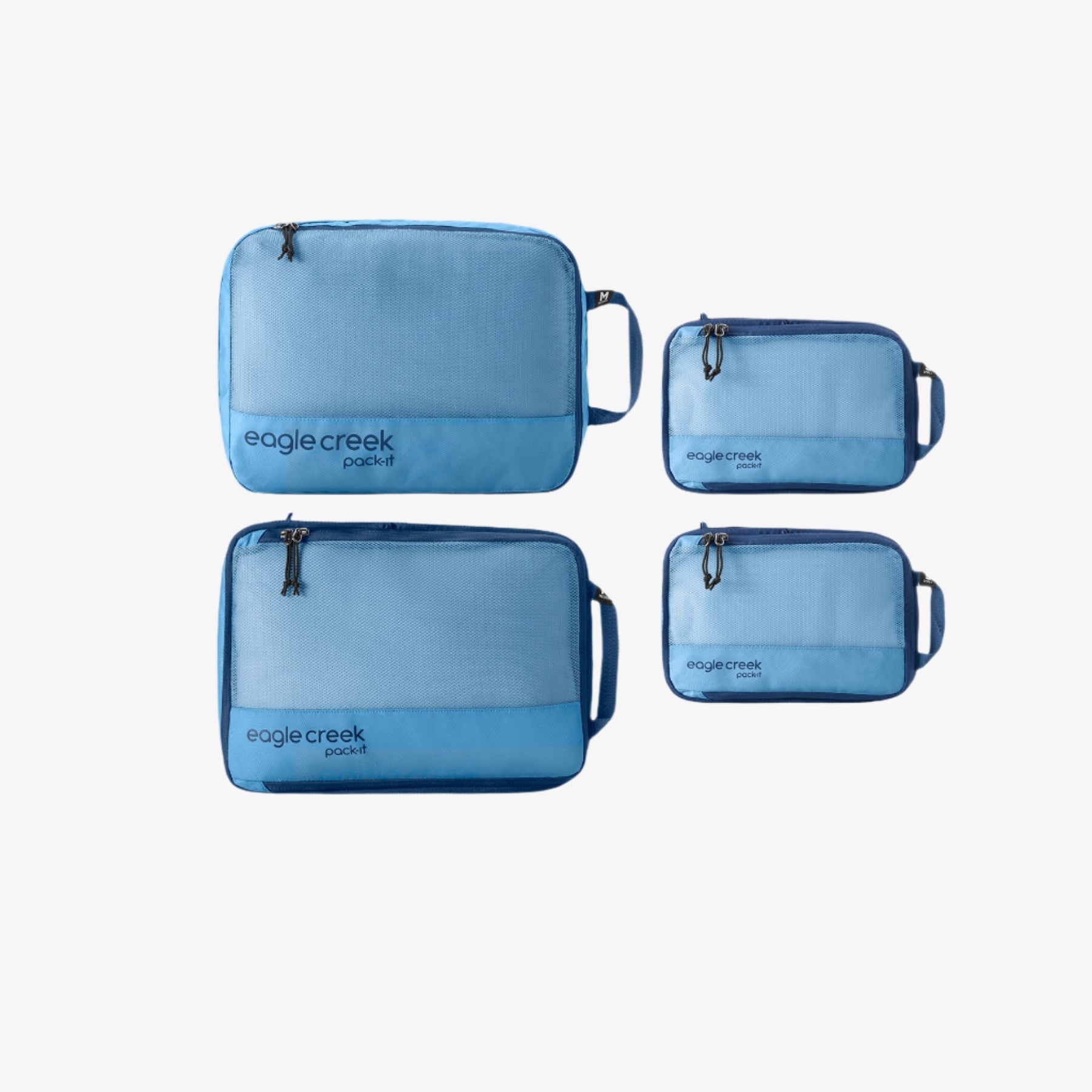 Eagle Creek Pack-It Reveal Carry-On Packing Cube Set in Blue Dawn — front view