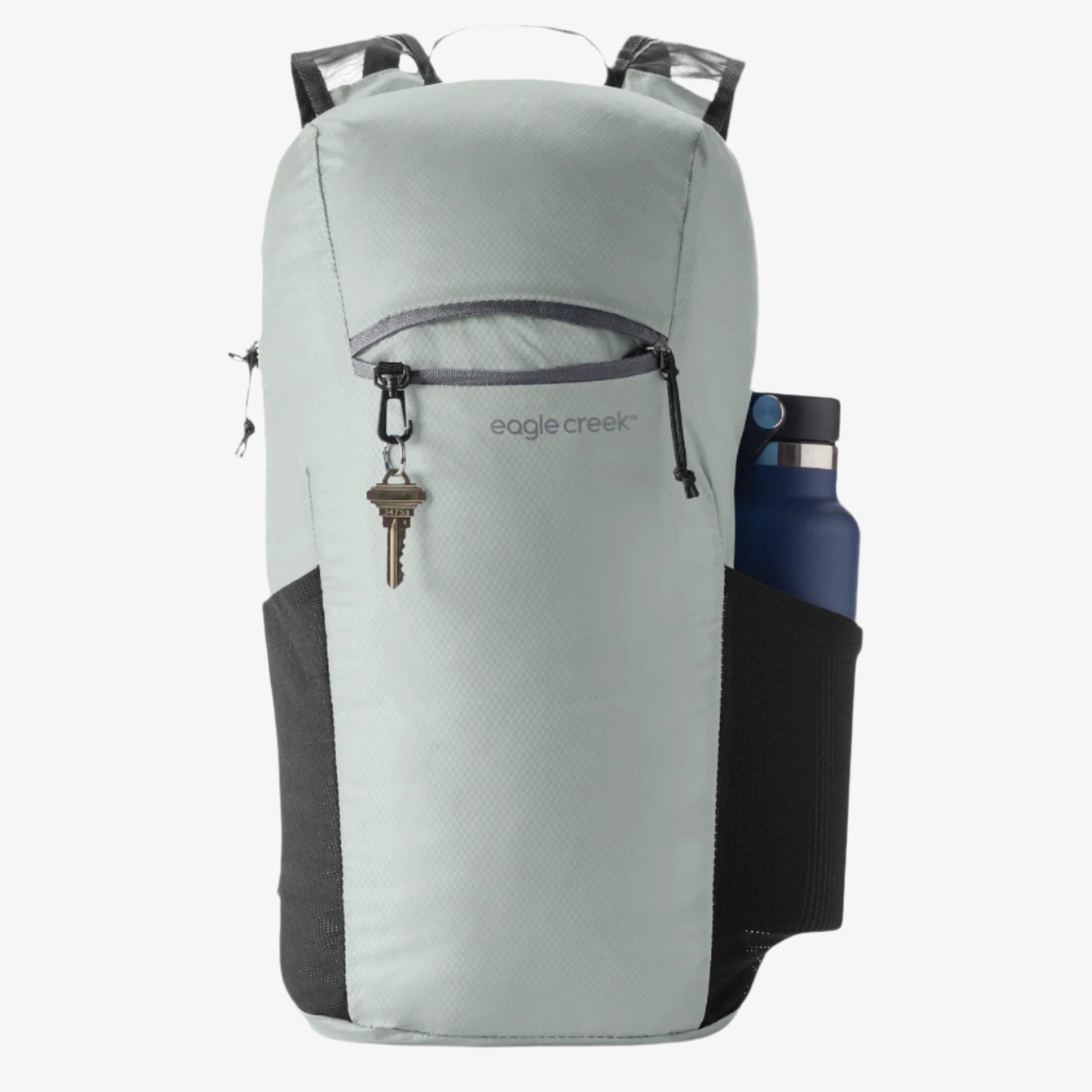 Eagle Creek Packable Backpack in Storm Grey — angle view 2