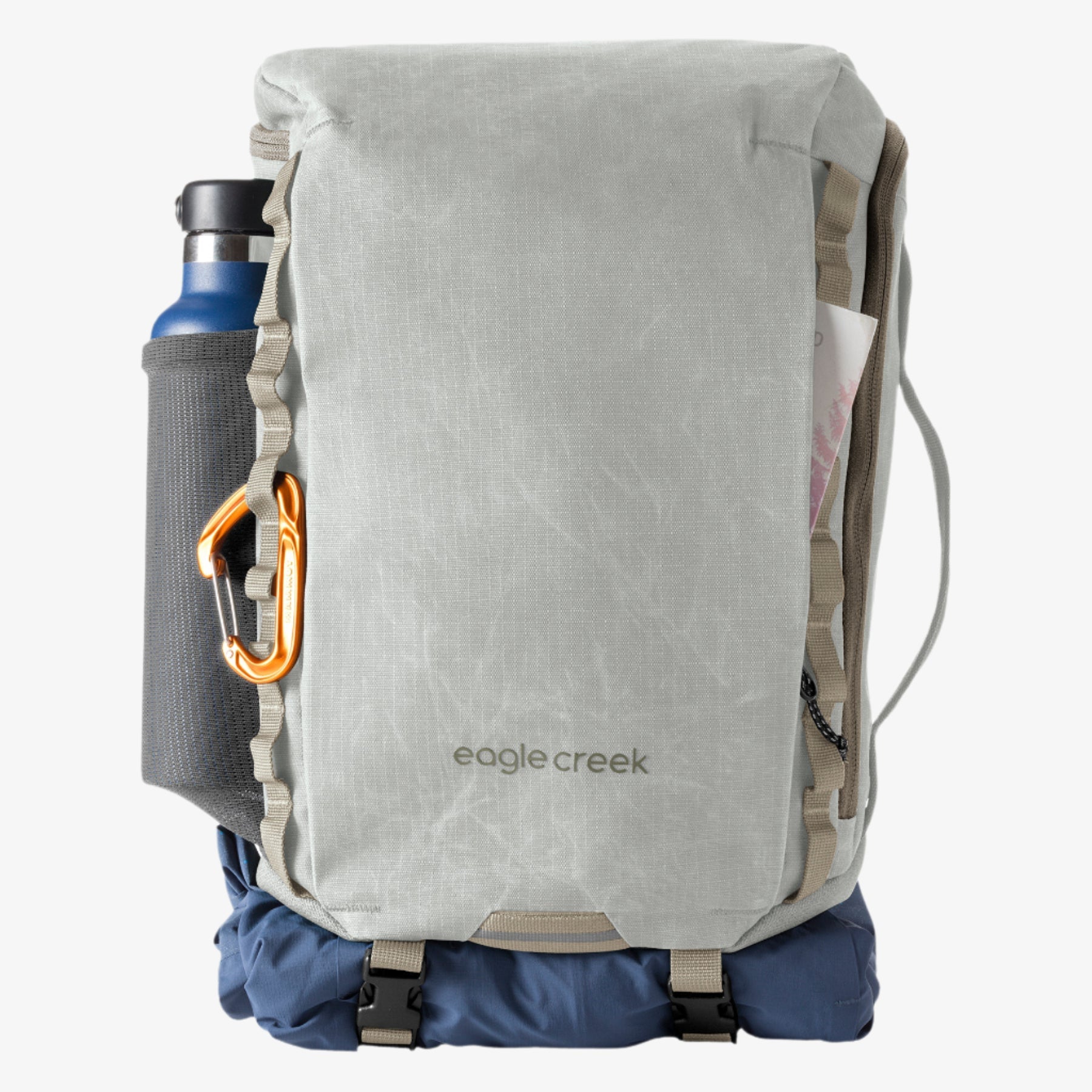 Eagle Creek Explore Sling Pack in Storm Grey — interior view