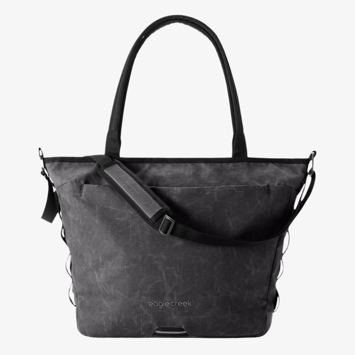 Eagle Creek Explore Tote Bag in Black — angle view 4 # color_Black