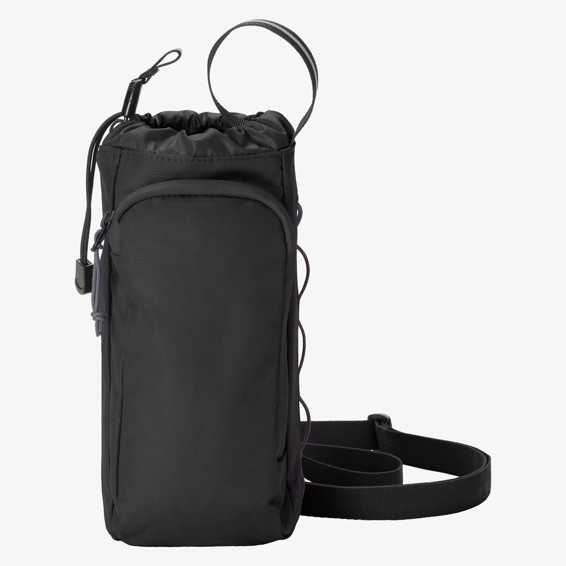 Eagle Creek Ranger Water Bottle Sling in Black — angle view 2