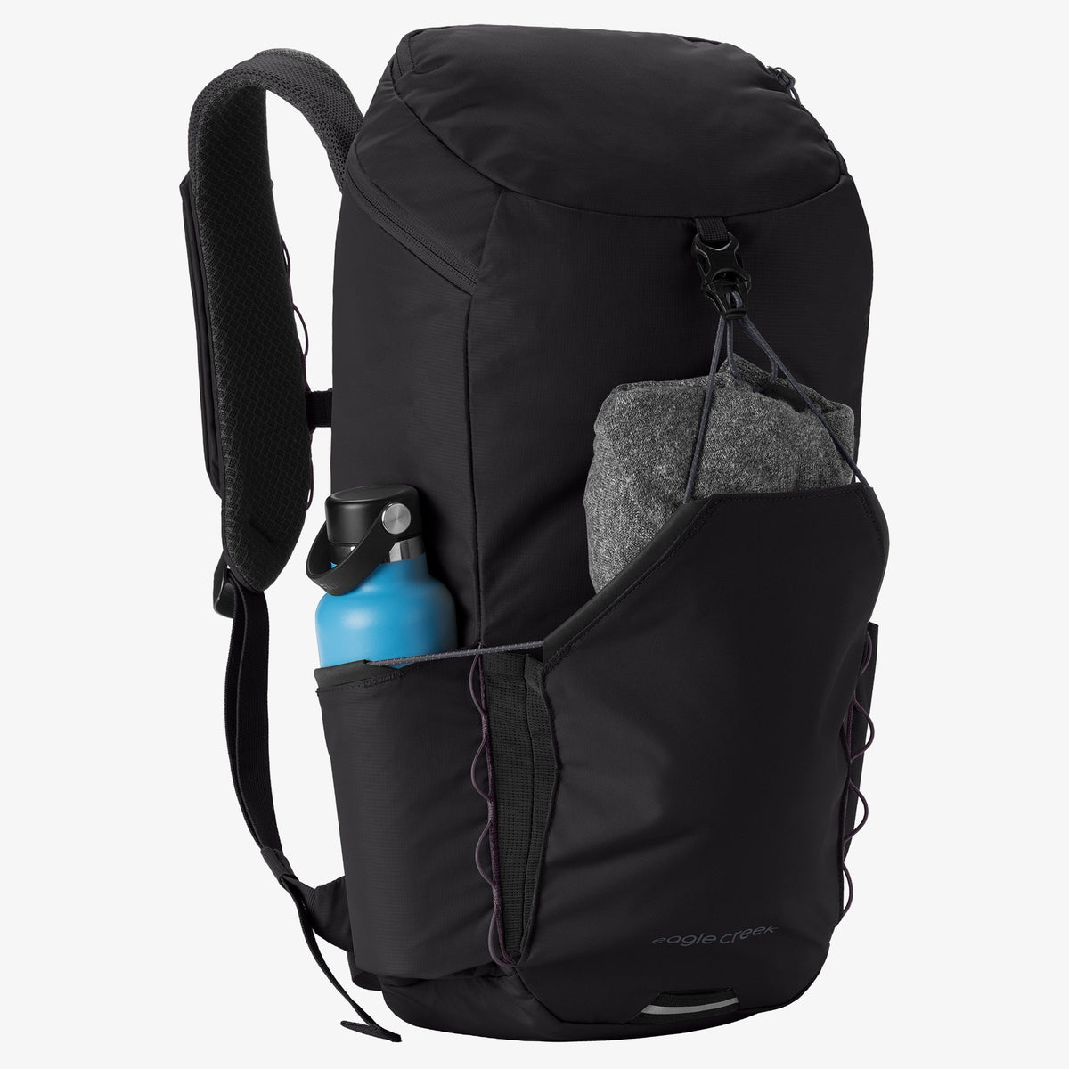 Eagle Creek Ranger Backpack 26L in Black — angle view 4 # color_Black