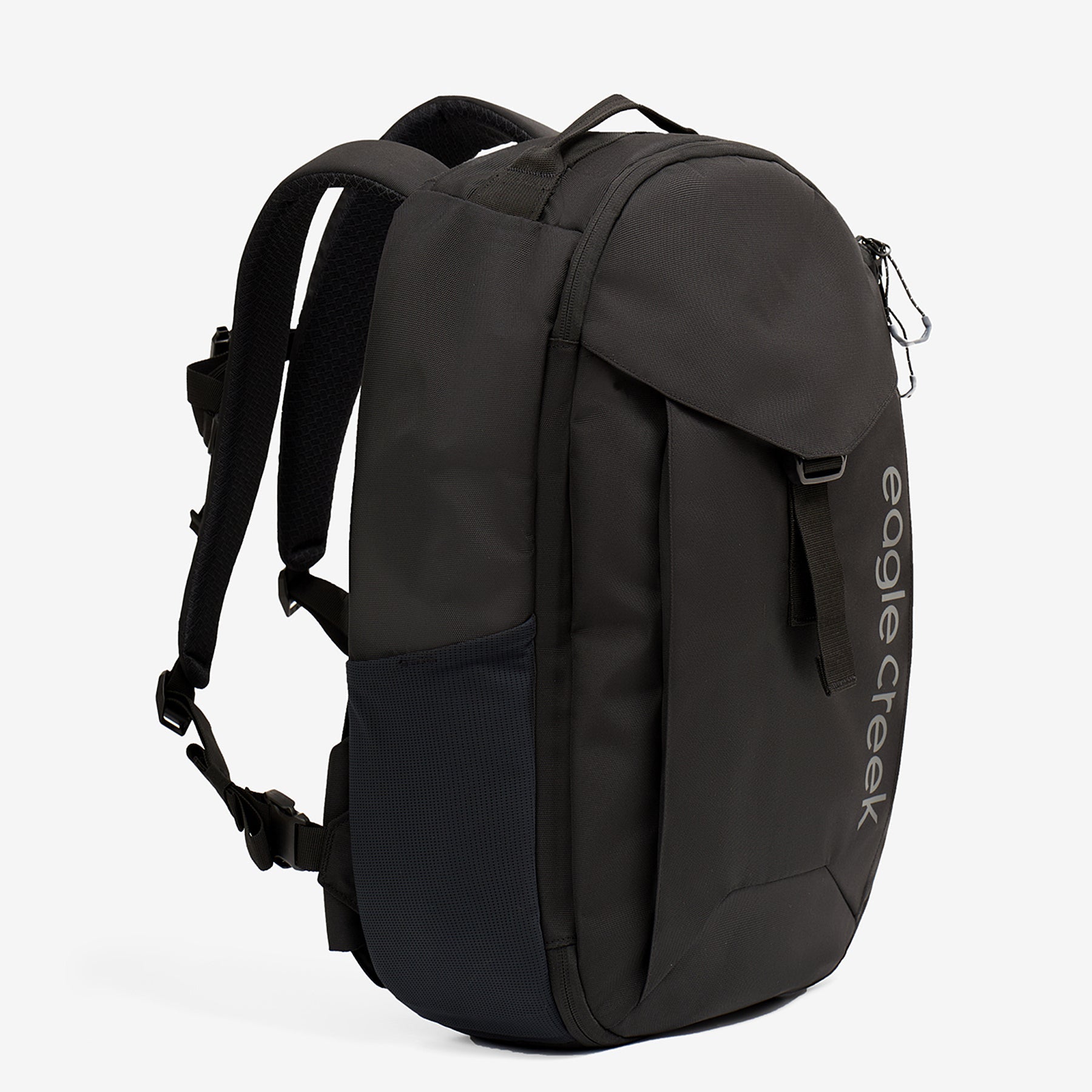 Eagle Creek Tour Lite Travel Pack 38L in Black — back view # color_Black