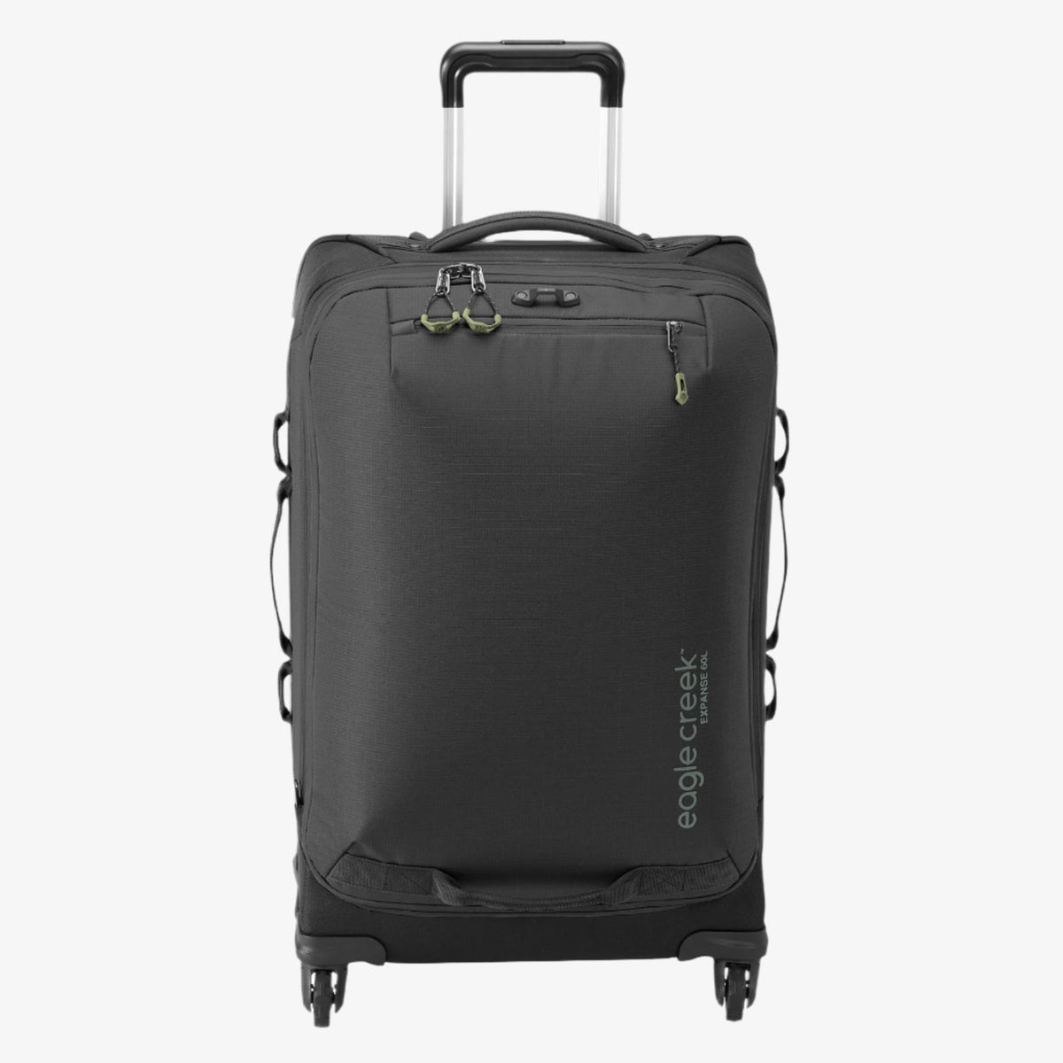 Eagle Creek Expanse 4-Wheel 26"/60L Luggage in Midnight Black — angle view 2 # color_Midnight Black