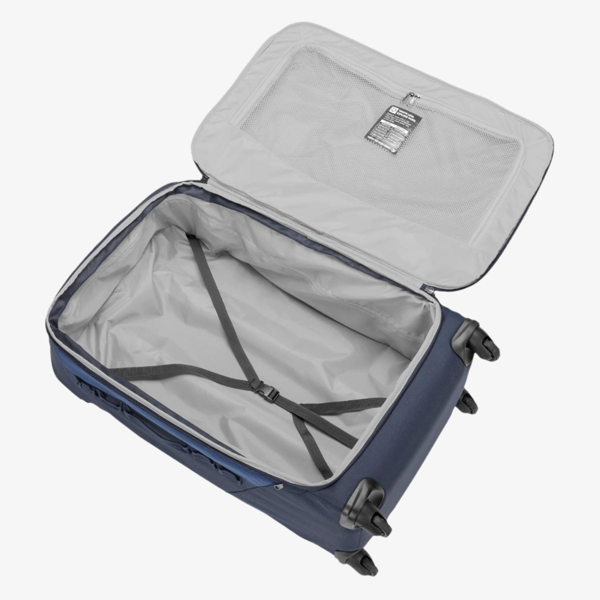 Eagle Creek Expanse 4-Wheel 26"/60L Luggage in Pilot Blue — angle view 4 # color_Pilot Blue
