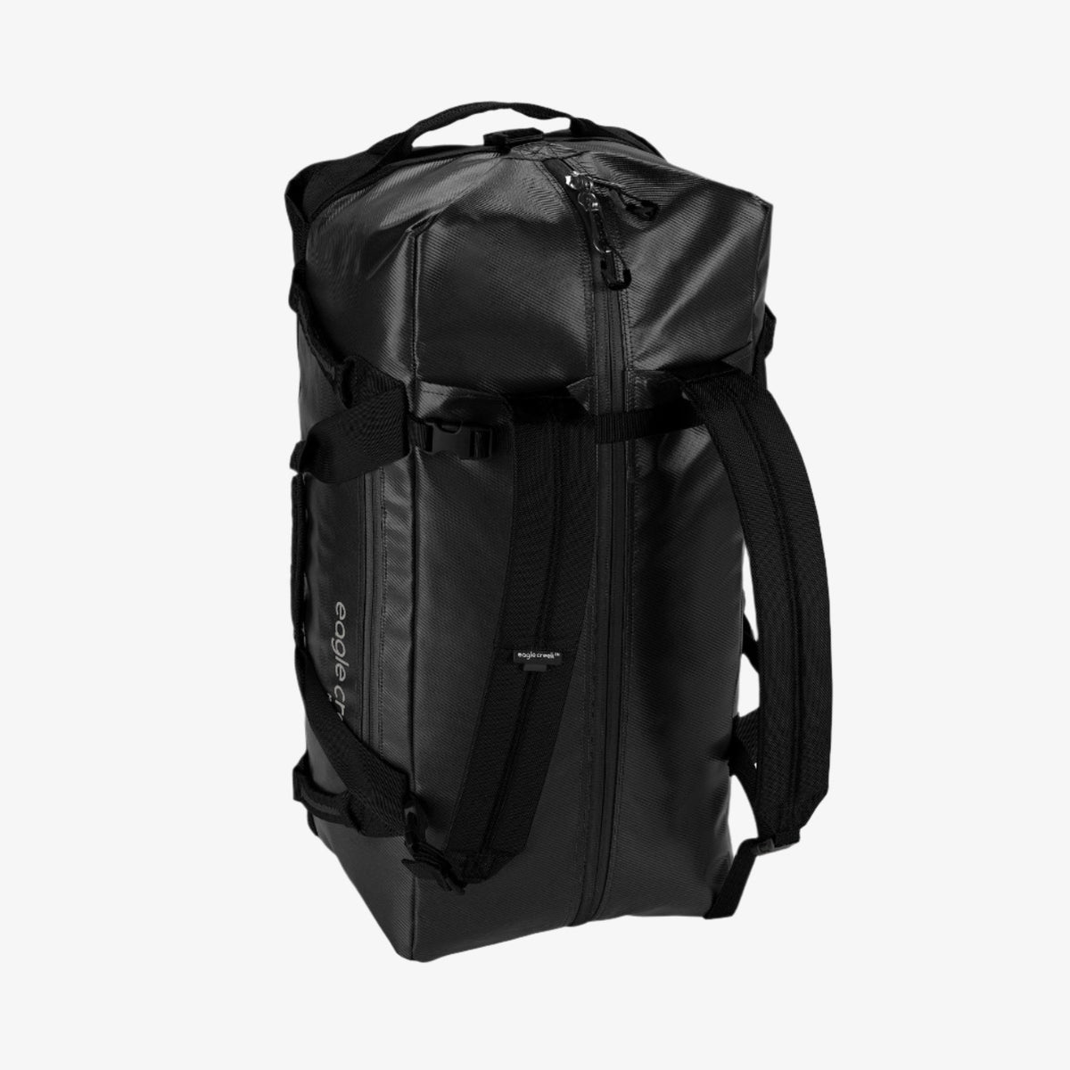 Eagle Creek Migrate Duffel Bag 60L in Midnight Black — angle view 2