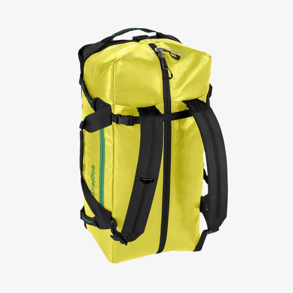 Eagle Creek Migrate Duffel Bag 60L in Electric Yellow — angle view 2