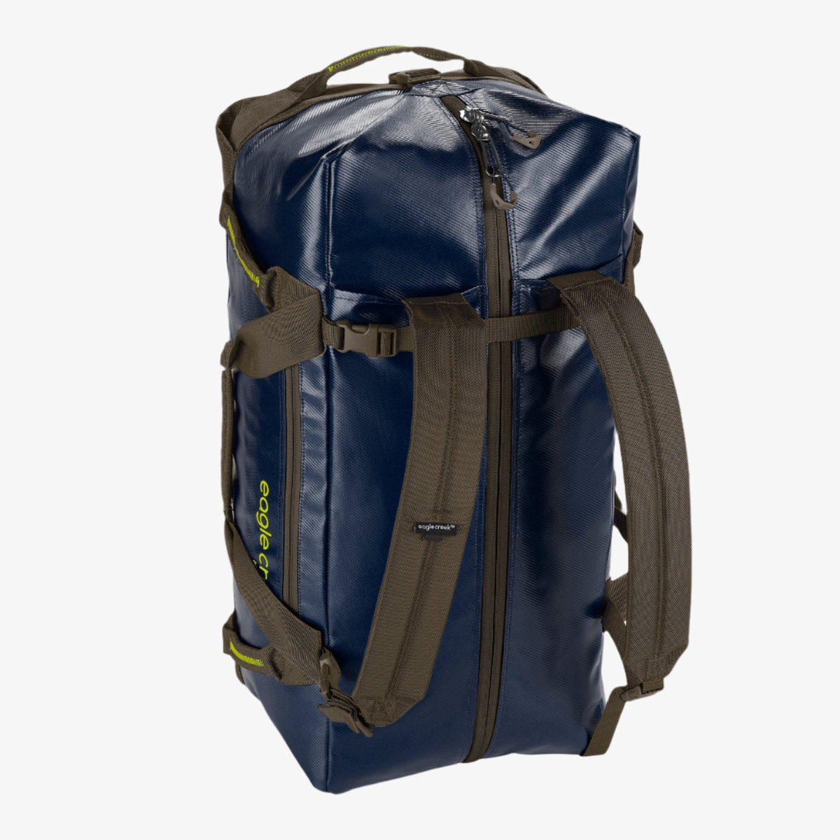 Eagle Creek Migrate Duffel Bag 60L in Rush Blue — angle view 2