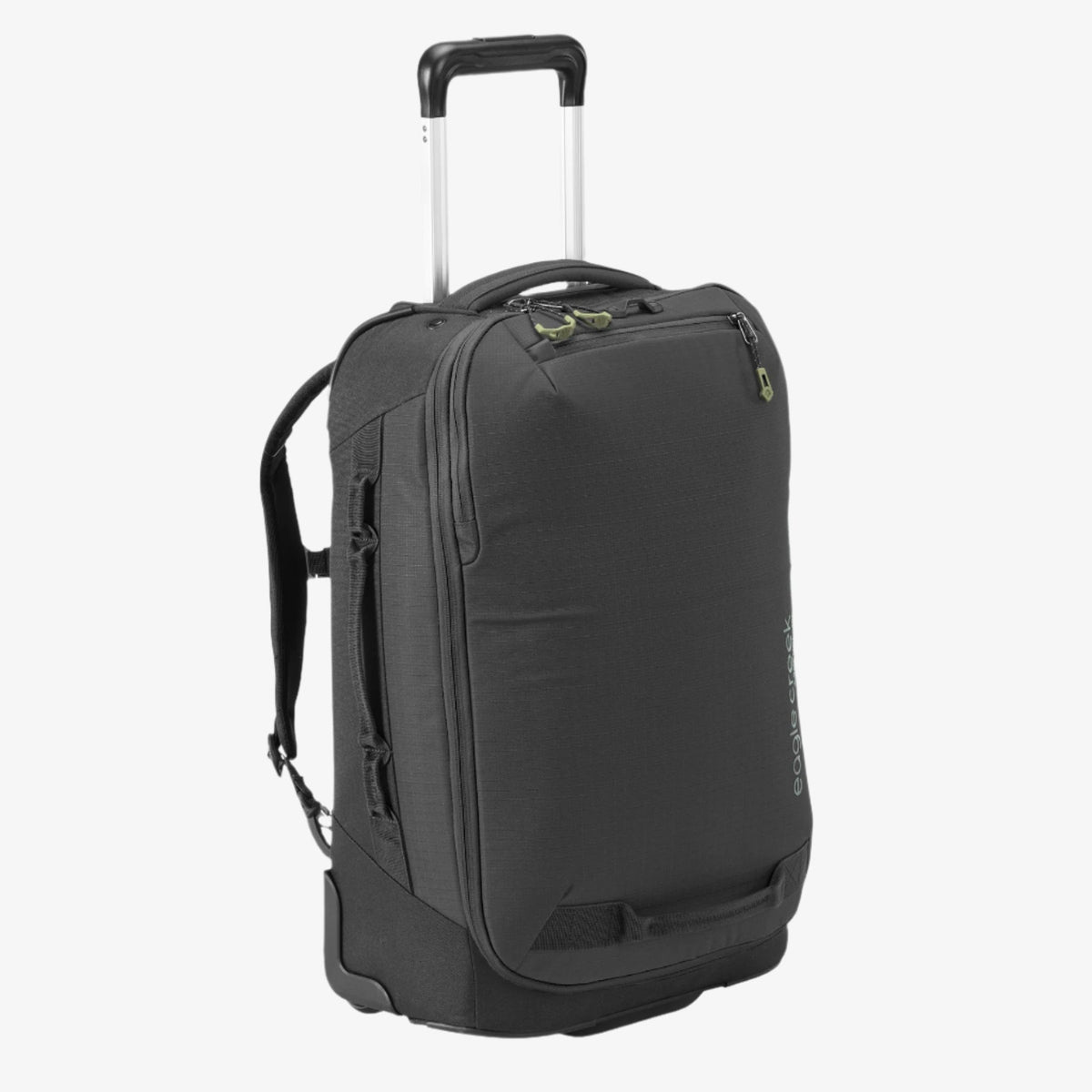 Eagle Creek Expanse 2-Wheel 21.25"/38L Convertible International Carry-On Luggage in Midnight Black — detail view 2 # color_Midnight Black