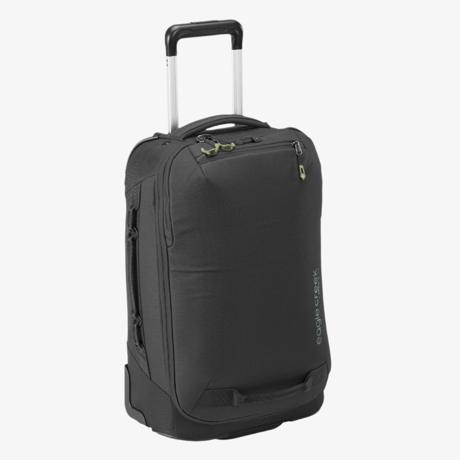 Eagle Creek Expanse 2-Wheel 21.25"/38L Convertible International Carry-On Luggage in Midnight Black — front view # color_Midnight Black