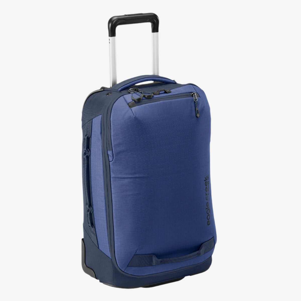 Eagle Creek Expanse 2-Wheel 21.25"/38L Convertible International Carry-On Luggage in Pilot Blue — front view # color_Pilot Blue