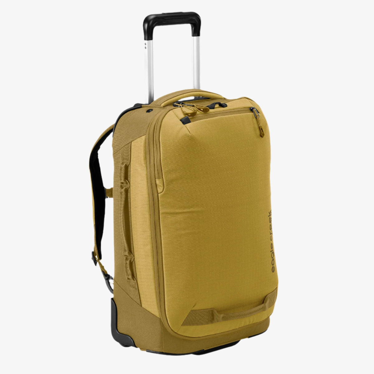 Eagle Creek Expanse 2-Wheel 21.25"/38L Convertible International Carry-On Luggage in Gold — interior view # color_Gold