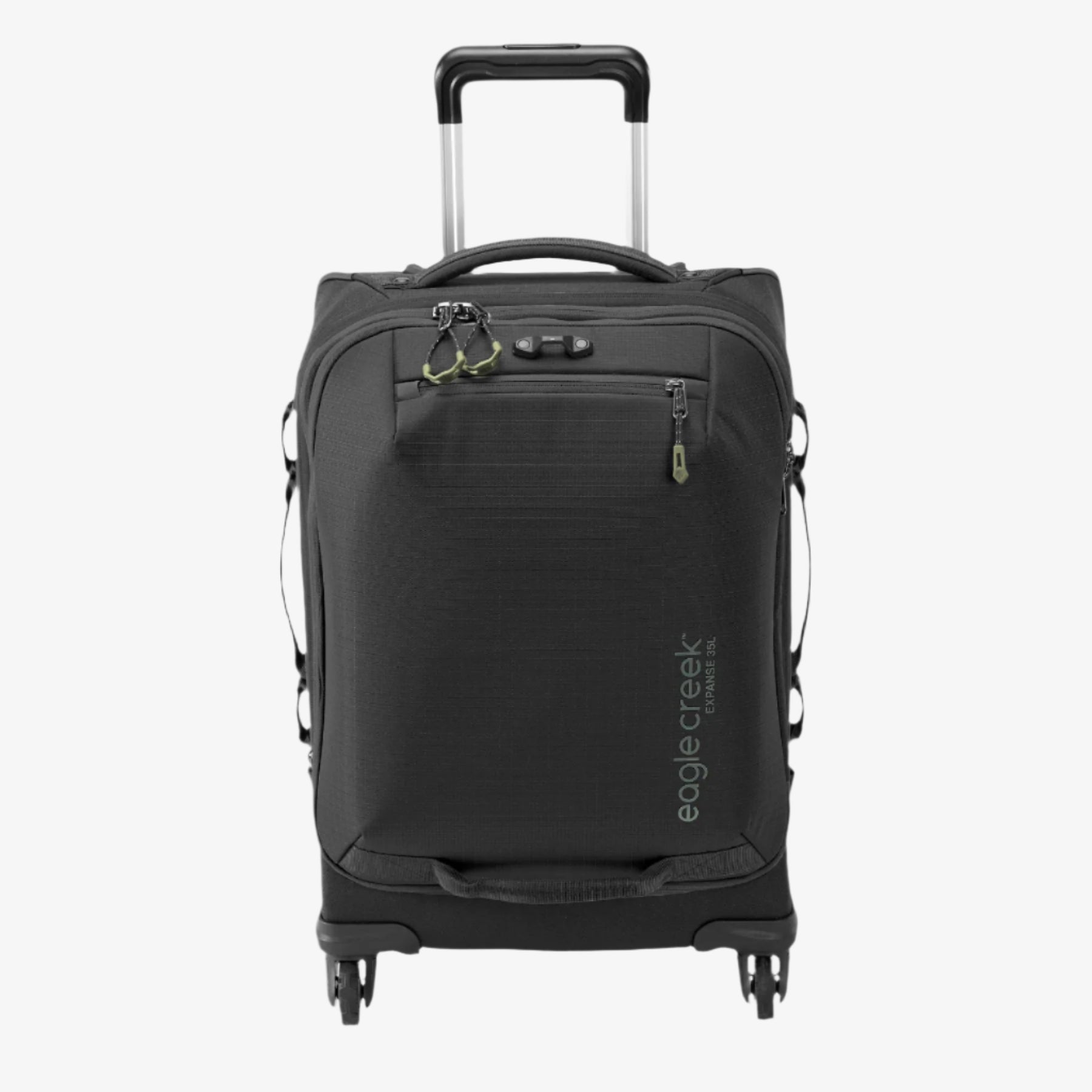 Eagle Creek Expanse 4-Wheel 21.5"/35L International Carry-On Luggage in Midnight Black — angle view 2