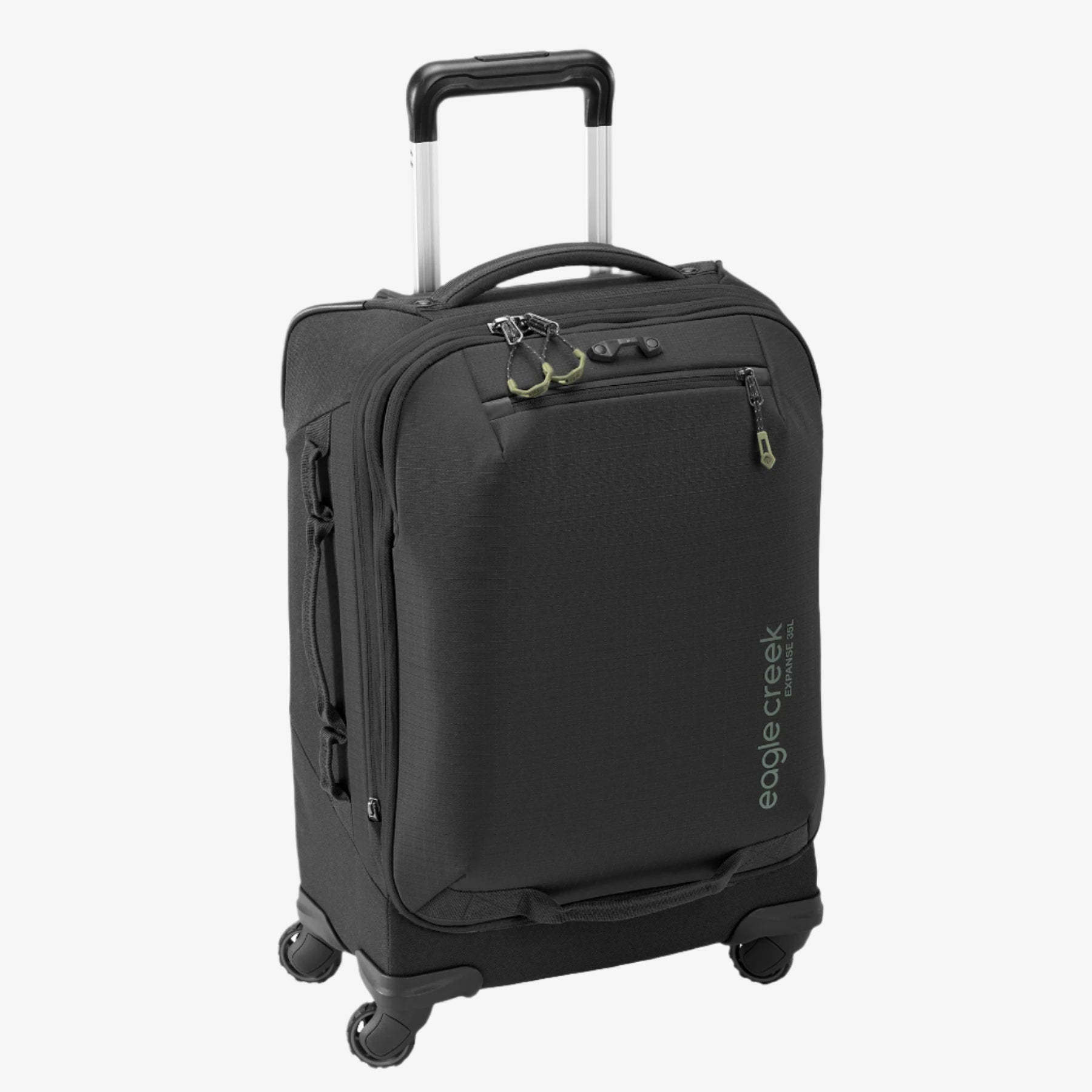 Eagle Creek Expanse 4-Wheel 21.5"/35L International Carry-On Luggage in Midnight Black — front view
