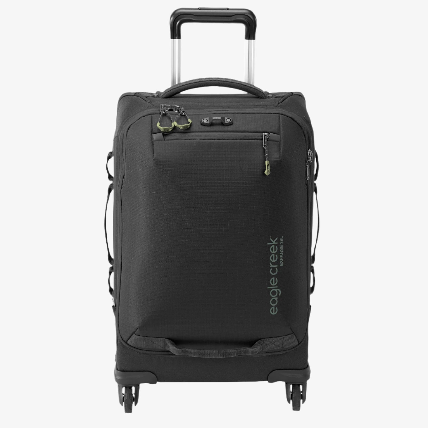 Eagle Creek Expanse 4-Wheel 22"/38L Carry-On Luggage in Midnight Black — angle view 2