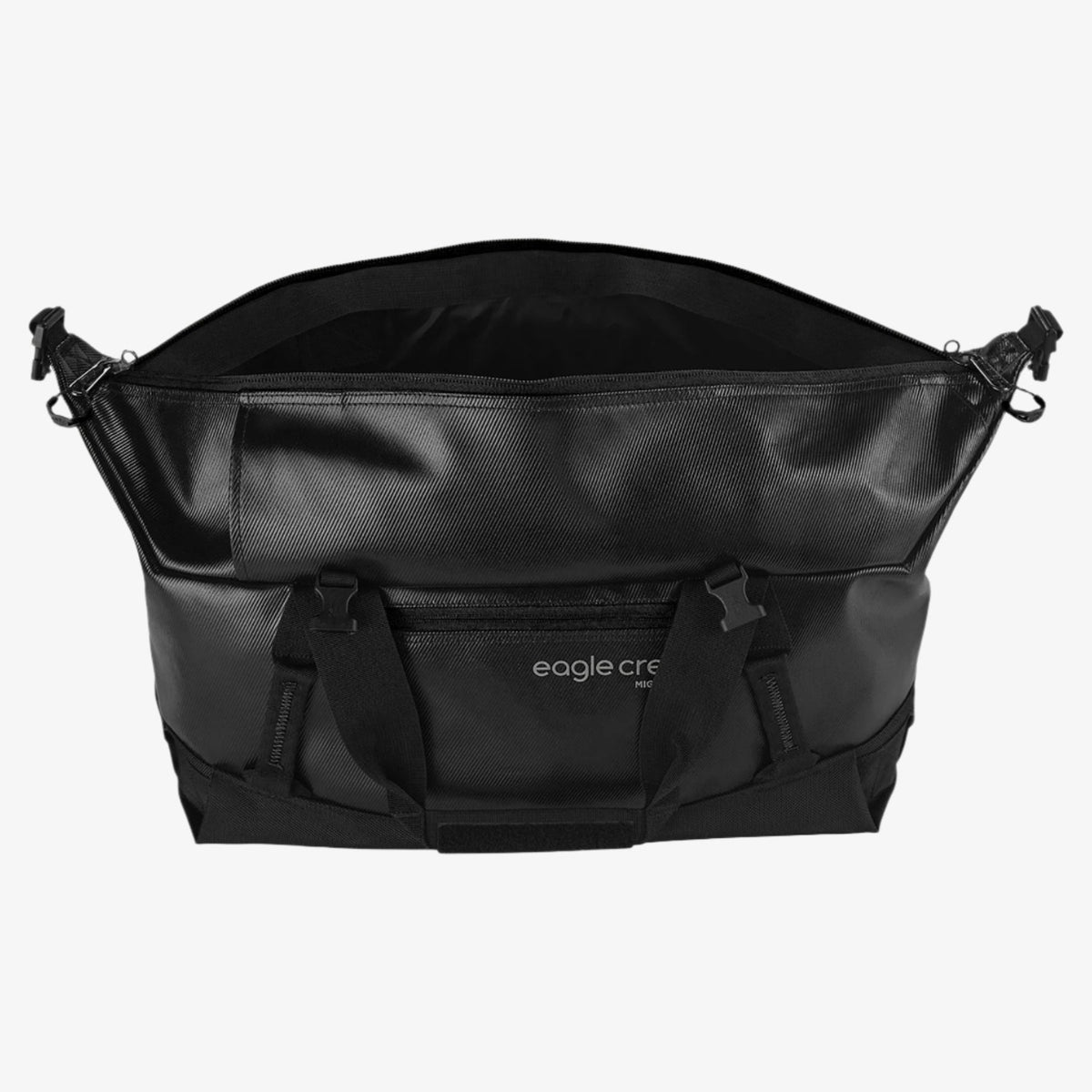 Eagle Creek Migrate Duffel Bag 40L in Midnight Black — detail view 2