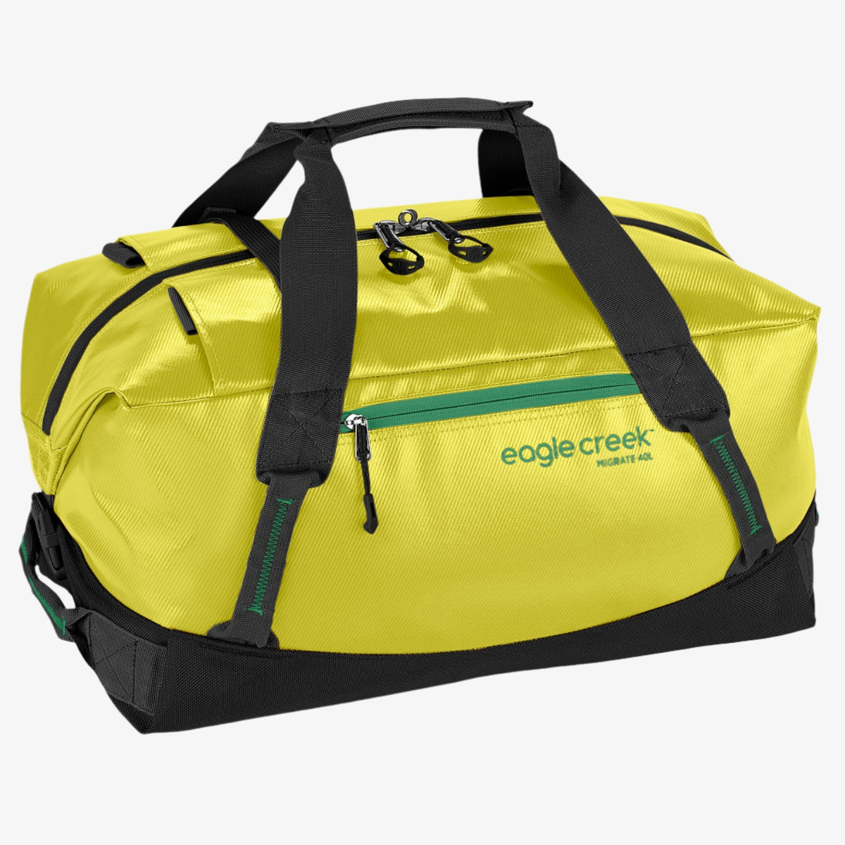 Eagle Creek Migrate Duffel Bag 40L in Electric Yellow — front view # color_Electric Yellow