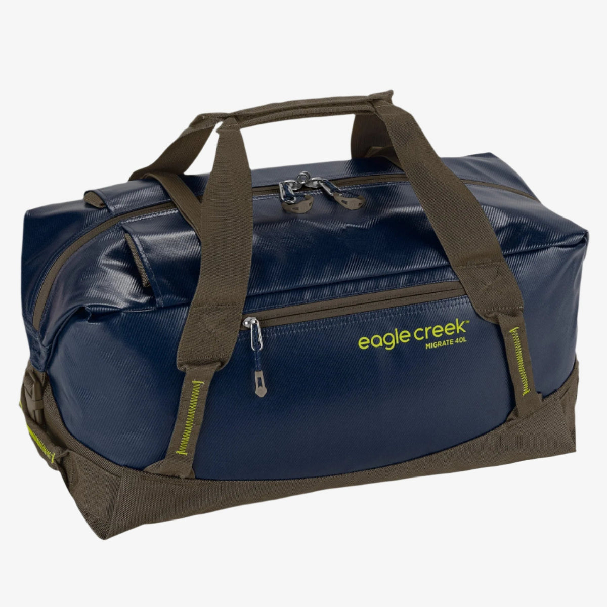 Eagle Creek Migrate Duffel Bag 40L in Rush Blue — front view # color_Rush Blue
