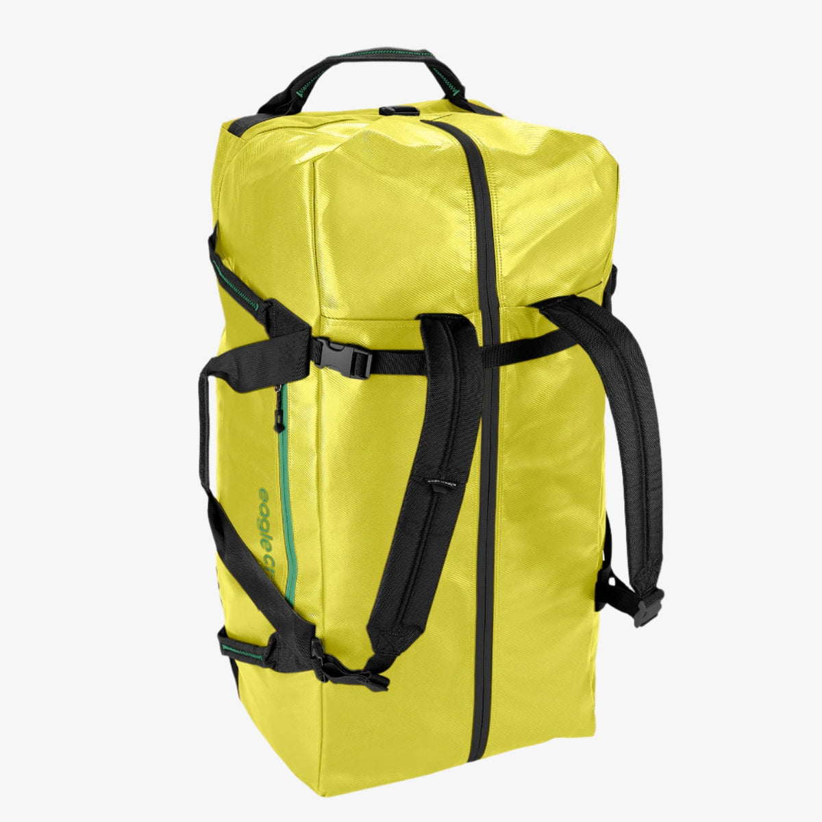 Eagle Creek Migrate Wheeled Duffel Bag 110L in Electric Yellow — angle view 2