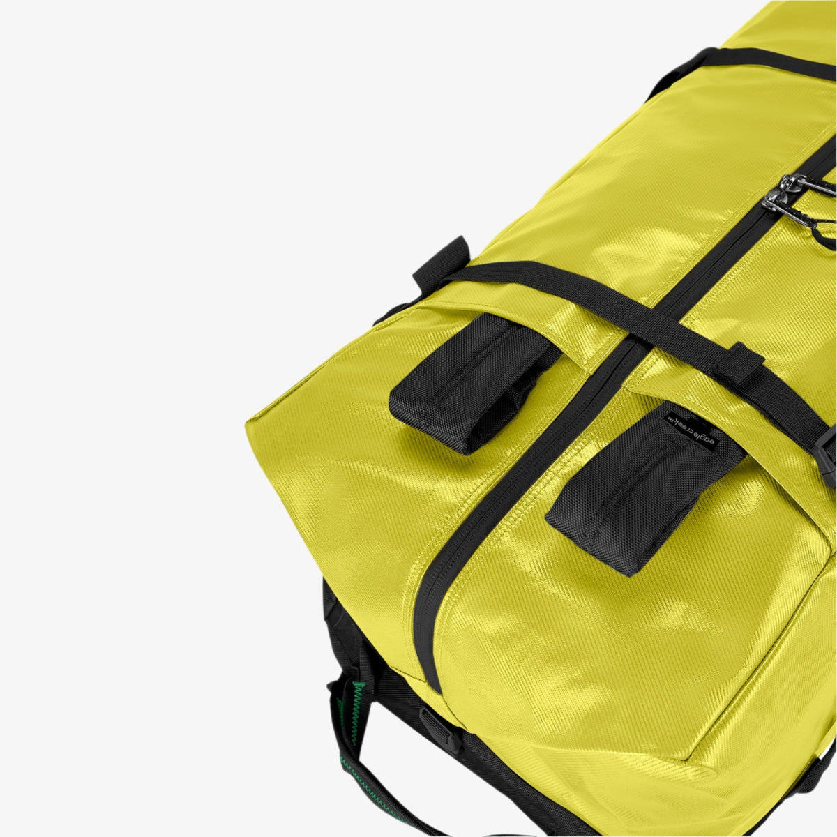 Eagle Creek Migrate Wheeled Duffel Bag 110L in Electric Yellow — detail view